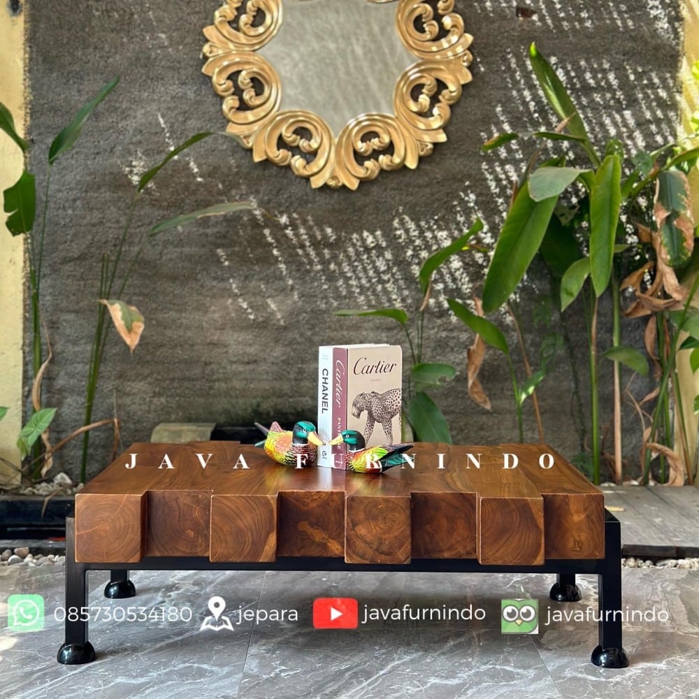 Moji • Coffee Table Jati - Java Furnindo