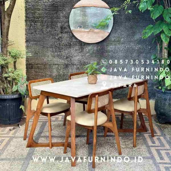 Mirota • Dining Set Jati - Image 2