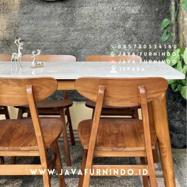 Rafa • Dining Set Jati - Image 4