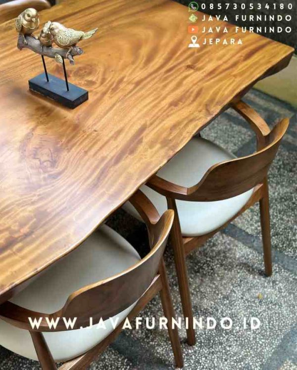 Dining Set Slab wood - Image 3