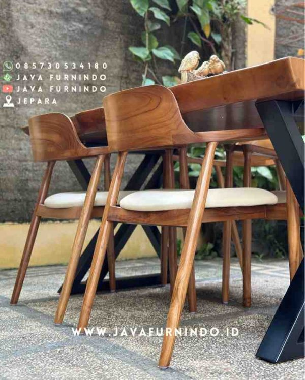 Dining Set Slab wood - Image 4